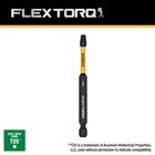 Flextorq Torx Impact Driver Bit, 1/4 3-1/2 In. DWAF3TX25IR New. Price: $12.13.