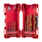 Milwaukee 48-89-4633 10 Piece Titanium Shockwave Red Helix Bit Set New. Price: $33.86.