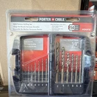 Porter-cable PCDGF14 Gold Steel Ferrous Drill Bit Set, 14-PIECE W/ Index New. Price: $21.99.