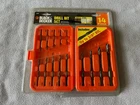 Black+decker 15569 14-PIECE Metal Bit Set For Drilling, Fits Drill, Used. Price: $9.00.
