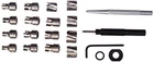 Blair BLR11099 Rotabroach Master Set, 1/4" To 3/4" Hole Cutters, Arbor, Pilots, Unspecified. Price: $257.72.