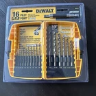 Drill Bit 16PC Pilot Pt By Dewalt Accessories DW1170 W/bonus Drive Guide New!. Price: $22.00.