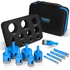 Diamond Hole Saw Tile Drill Bits Kit, 11 Pcs Serrated Brazing Core ... New. Price: $57.42.