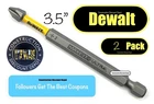 Pack Dewalt Maxfit Ultra PH2 Drill Bit Impact Ready Phillips #2 3.5" In New. Price: $9.39.