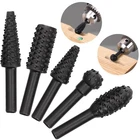 Oiiki 5 Pcs Woodworking Twist Drill Bits, Carving File Rasp Bit, With New. Price: $16.49.