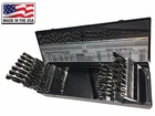 93840 Norseman/viking SP115 115PC Drill Bit Set W/ Fractional, Numbers & Letters New. Price: $330.74.