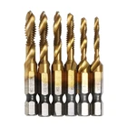 Autotoolhome Pack Titanium Combination Drill Bit Set Screw Tapping Sae 6-3 New. Price: $18.12.