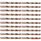 20PCS 17/64" Cobalt Drill Set M35 Hss Jobber Length Twist Tools New. Price: $36.79.