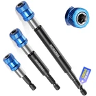 Workpro 3PCS Drill Bit Extension Set Magnetic 1/4" Hex Quick Release Holder New. Price: $15.99.