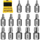 Topec Easy Out Screw Extractor Set 13-PIECE, Multi-spline Bolt New. Price: $33.74.