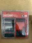 Craftsman Drill Driver Ready Bits Set 33 Piece Impact Rated *new*. Price: $29.99.