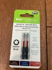 Trex Hideaway Hexstix HS-20 Driver Bits (2 Pack) THB2PK01 New. Price: $13.99.