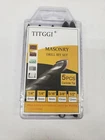 Titggi X002IY2NJ3 5 Piece Carbide Tipped Masonry Drill Bit Set 1/4" - 1/2" Open. Price: $13.45.