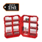 Milwaukee Shockwave Impact Duty Alloy Steel Screw Driver Bit Set (74-PIECE) New. Price: $39.99.