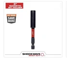 Milwaukee 48-32-4503 Shockwave 3-INCH Magnetic Bit Holder New. Price: $10.20.