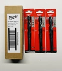 MILWAUKEE-48-89-2742 5/8 In. S&d Black Oxide Drill Bit 3 Pack Brand New. Price: $48.00.