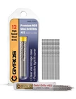 Gyros 12 Pcs #52 Micro Drill Bit Set Small (.0635 /1.613MM), Grey New. Price: $9.49.