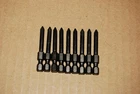 Lot Of Apex 491 1/4" Power Drive Hex Shank #1 Phillips Bits New. Price: $20.00.