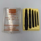 Vintage Sears Craftsman 5 Piece Screw Extractor Set - No. 67372 Used. Price: $8.00.