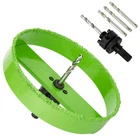 6-1/8" Inch Carbide Hole Saw For Recessed Lights, Cutting Plaster Drywall Cei New. Price: $46.99.