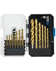 21-PIECE Cobalt Drill Bit Set, M35 Hss Titanium Coated Jobber Length Twist New. Price: $45.99.