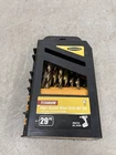 Warrior 61637 Split Point Titanium Drill Bit Set 29 Pc Jobber Length - Read Used. Price: $6.49.