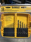 Dewalt 13PCS Black Oxide Drill Bit Set New. Price: $9.99.