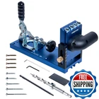 Powertec Aluminum Pocket Hole Jig Set 1-1/4 Od Dust Port Drill Bit Stop New. Price: $215.98.