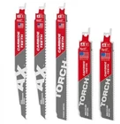 New Milwaukee Sawzall Carbide Reciprocating Blade Set (5-PIECE) 49-22-5505. Price: $41.99.