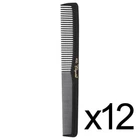 Barber Beauty Salon Krest Cleopatra Hair Styling Cutting Comb #400 - 12 Pc Black New. Price: $12.99.