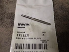 Irwin Hanson 1718ZR M4-0.75MM Flute Straight Plug Tap (BN389) New. Price: $8.99.