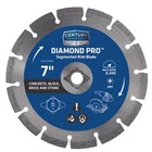 Century Drill & Tool 75455 Segmented Rim Diamond Circular Saw Blade Dia. In. New. Price: $34.13.
