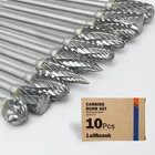 10PCS Carbide Burr Bits Set Compatible With Dremel 1/8", Rotary Tool Wit... New. Price: $24.86.