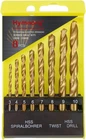 Hymnorq 3TO 10MM Metric Titanium Coated Hss Twist Drill Bit Set Of 8PCS New. Price: $15.99.
