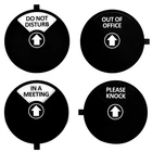 Kichwit Privacy Sign For Office, Do Not 5 X Inches, Black&white, New. Price: $14.52.