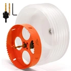 Koopi 6 1/4 Inch Hole Saw Kit With Bowl - Effortless & Dustless Drilling New. Price: $49.16.