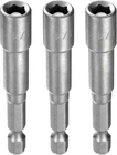 Harfington 3PCS Hex Nut Driver Drill Bit 1/4" 6-POINT Socket 1/4, Gray New. Price: $10.04.