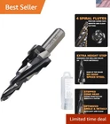 Jerax Tools 1/4 3/4 Inch Step Drill Bit, M2 High Speed Steel Bits Fo... New. Price: $43.08.