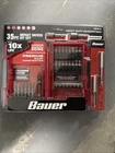 Bauer 35 Pc Impact Driver Bit Set (1781A-B) New & Sealed. Price: $35.00.