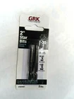 Grk Fasteners 2" Star Drill Bits T-30 #187451 New.. Price: $8.69.