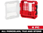 Milwaukee 49-56-0550 6PC Diamond Max Hole Saw Bit Set New. Price: $53.99.