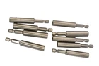 Irwin 9 Pack IWAF253CB10 Drill Attachment Silver Steel Bit Holder 1/4 Hex Shank Open. Price: $69.99.