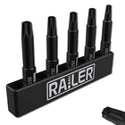Railer 5 Pack Double Square 8 Point Star Bit Set. Premium S2 Steel Inch S... New. Price: $15.05.