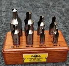 Doall Drills D-405 Full Set Look Unused And Countersink One. Price: $75.00.