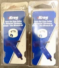 2 Pack Kreg KPHA330 Easy-set Stop Collar & Material Thickness Gauge/hex Wrench New. Price: $14.99.
