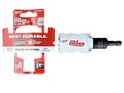 Milwaukee Tool 49-56-9671 1-3/8 In. Hole Dozer Bi-metal Saw With Arbor. Used. Price: $16.99.