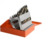 Knkut 21 Piece Mechanics Length Step Point Drill Bit Set 1/16"-3/8" By 64THS New. Price: $181.57.
