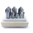 Hhip 1/4-1" Piece 82 Degree 6 Flute High Speed Steel Countersink Set 2001-3001 New. Price: $160.79.