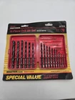 Vtg Sears Craftsman Piece Drill Bit Set 1/16-3/8 Nos New. Price: $99.99.