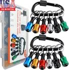 12PCS Bit Holders 1/4 Socket, Hex Shank Screwdriver For Impact New. Price: $21.74.